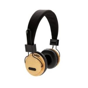 Bambusowe słuchawki bezprzewodowe