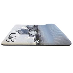 Prostokątne podkładki pod mysz z podpórką, z logo firmy