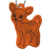 Reklamowy brelok odblaskowy - sarna z logo