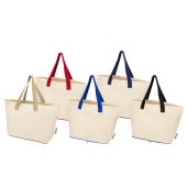 Składana torba bawełniana 140 g z firmowym logo