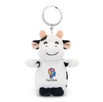 Brelok reklamowy - pluszowa krowa z logo - Agencja Point - HE832-88