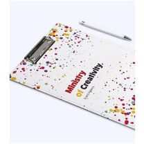 Clipboard, podkład do pisania z nadrukiem reklamowym - DRU-CLIP-02 - Agencja Point