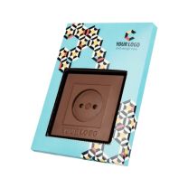 Czekolada 65 g - gniazdko z logo firmy - Agencja Point - CZEKO-0314-01