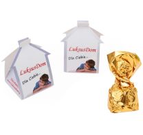 Czekoladka - cukierek w pudełeczku z logo firmy - Agencja Point - CZEK-03.11