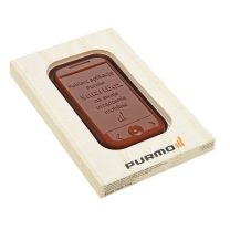 Czekoladowy smartphone z logo - Agencja Point