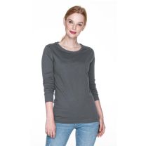 Damska koszulka z długim rękawem 175 g z nadrukiem logo - KOSZ-P25 - Agencja Point