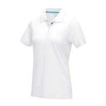 Damska organiczna koszulka polo z nadrukiem logo - 37509 - Agencja Point