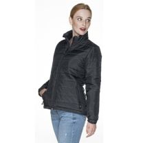 Damska pikowana kurtka z logo firmy - KURT-P-04 - Agencja Point