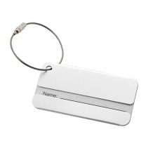 Discovery - aluminiowa zawieszka do bagażu z nadrukiem logo - 19544318 - Agencja Point