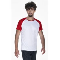 Dwukolorowa koszulka 130 g z nadrukiem reklamowym - KOSZ-P8 - Agencja Point