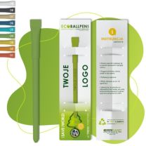 Ekologiczny długopis w opakowaniu z nasionami, z logo - GP-03 - Agencja Point