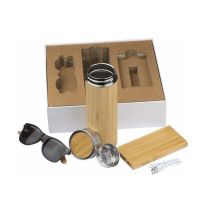 Ekologiczny, reklamowy zestaw bambusowy z logo firmy - 9242906 - Agencja Point