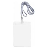 Eventowa smycz z etui na identyfikator z nadrukiem logo - IP37040966 - Agencja Point