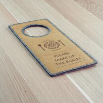 Hotelowa zawieszka informacyjna z nadrukiem logo - 116012110 - Agencja Point