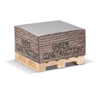 Karteczki reklamowe, bloczek 420 kartek na palecie z logo - LT91815 - Agencja Point