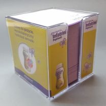 Karteczki reklamowe w plastikowym pudełku z logo firmy - CH-KART-01 - Agencja Point