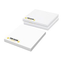 Karteczki samoprzylepne z nadrukiem logo - 10 x 10 cm - DR-KART-06 - Agencja Point