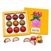 Kolorowe czekoladki reklamowe z logo firmy - BOM39 - Agencja Point