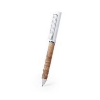 Korkowy długopis z nadrukiem reklamowym - V1995-02 - Agencja Point