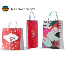 Papierowa torba foliowana z logo - FOL1 - Agencja Point