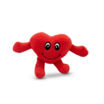 Maskotka reklamowa - serce z logo - Agencja Point - HE858