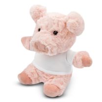 Maskotka reklamowa - świnka 18 cm z nadrukiem logo - Agencja Point - HE825-21