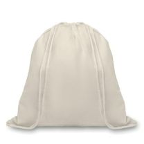Organiczny worek ze sznurkiem z nadrukiem logo - MO8974-13 - Agencja Point