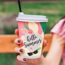 Papierowe kubki reklamowe z logo - CUP-01 - Agencja Point