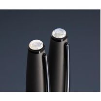 Pióro i długopis - reklamowy zestaw z Kamieniem księżycowym, z logo - 1287036 - Agencja Point