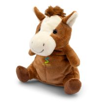 Pluszowa ciężarówka 23 cm, z nadrukiem logo - HE839-02 - Agencja Point