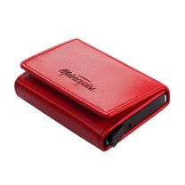 Portfel z ekoskóry z ochroną RFID, z nadrukiem logo - 1282119 - Agencja Point