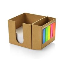 Karteczki MINKO, pojemnik, okładka z ekoskóry z nadrukiem logo - 17701-13 - Agencja Point