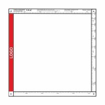 Ramka pomiarowa 1/4 m² z nadrukiem logo - MIAR14 - Agencja Point