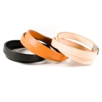 Reklamowa bransoletka skórzana, podwójna - BL-04 - Agencja Point