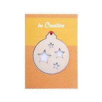 Reklamowa karta świąteczna, gwiazda - ozdoba choinkowa - AP718781-A - Agencja Point