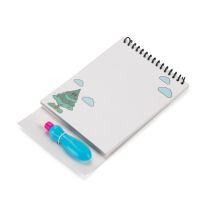 Kalendarz biurkowy z logo, spiralowany, karteczki reklamowe - PM202 - Agencja Point