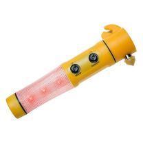 Reklamowa latarka bezpieczeństwa, przecinak do pasów, młotek z logo - V7735 - Agencja Point