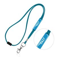 Reklamowa smycz z karabińczykiem, z logo - IP140812 - Agencja Point
