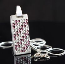 Reklamowa pamięć USB - srebro z włóknem węglowym - SILVER1 - Agencja Point