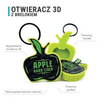 Breloki 3D z otwieraczem - Agencja Point
