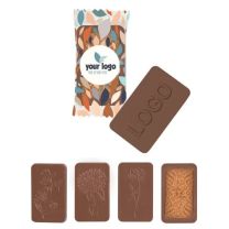 Reklamowe ciastka korzenne w czekoladzie, z logo firmy - CIAS-0609 - Agencja Point