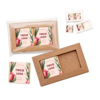 Reklamowe czekoladki belgijskie - 2 sztuki z logo - Agencja Point - CZEK-0483