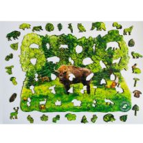 Reklamowe drewniane puzzle w indywidualnym kształcie - W-PUZ-01 - Agencja Point