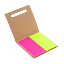 Karteczki elektrostatyczne, neonowe STATIC z nadrukiem logo - 17826-13 - Agencja Point