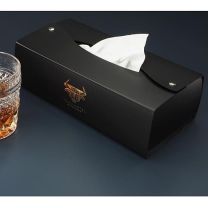 Reklamowe, skórzane pudełko na chusteczki z logo - 1156094 - Agencja Point