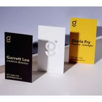 Reklamowe wizytówki zdobione kolorową folią - WIZ-03 - Agencja Point