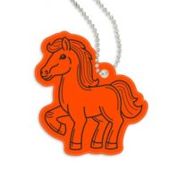 Reklamowy brelok odblaskowy - biedronka z logo - ODBL-41 - Agencja Point