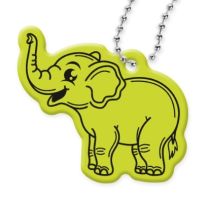 Reklamowy brelok odblaskowy - słoń z logo - ODBL-47 - Agencja Point