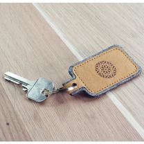 Skórzany brelok z logo firmy - 1709094 - Agencja Point