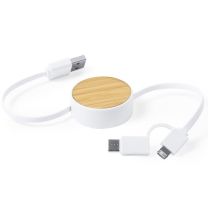 Bambusowy kabel do ładowania - V0363-16 - Agencja Point